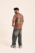 "Red Bull Racing" Premium Acid Wash Oversized Tee - ChocolateUrbanFaad