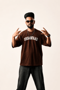 UrbanFaad "Classic Heavy" Oversized T-Shirt - Mocha BrownUrbanFaad