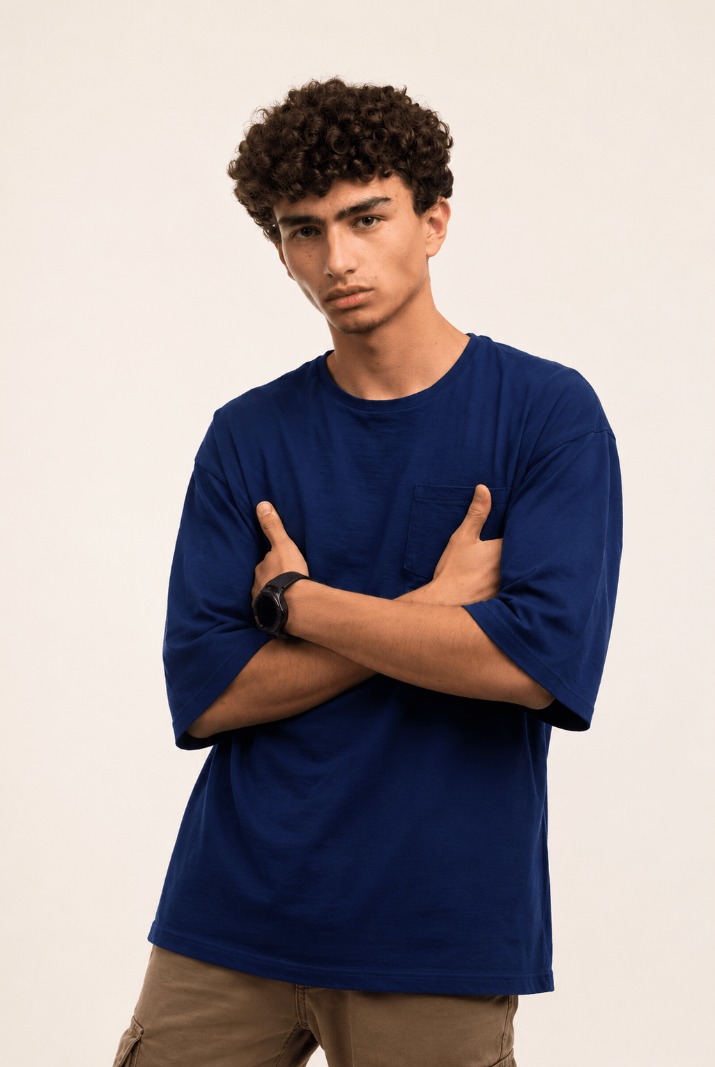 UrbanFaad Premium Heavyweight Blank Tee - Navy BlueUrbanFaad